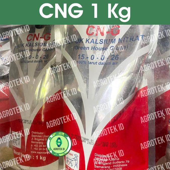 Asobiba- Pupuk Kalsium Nitrat Cng Calnit Pak Tani Kemasan 1 Kilogram