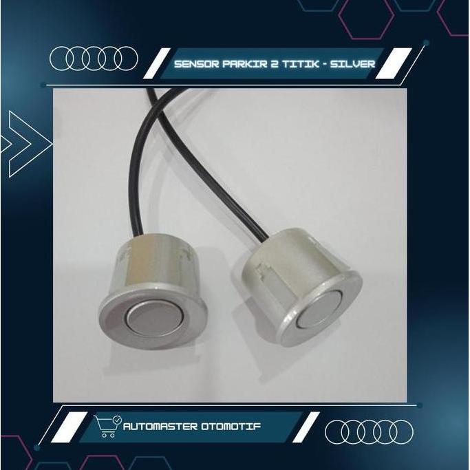 Domo Sensor Parkir Mobil Mundur 2 Titik Bunyi Beep - Silver