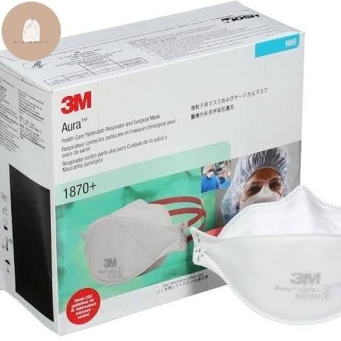 3M Aura 1870+ Masker N95 Surgical Mask isi 20
