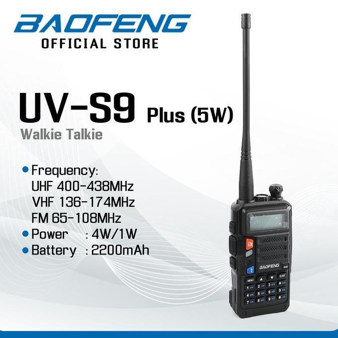 Callme- Baofeng Uv-S9 Plus (5W) Walkie Talkie Ht - Baofeng Indonesia