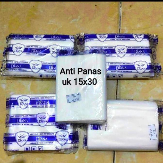 Newstockcik- Antipanas Uk 15X30 (4 Pack)Atp[Hd Pe] Kantong Plastik
