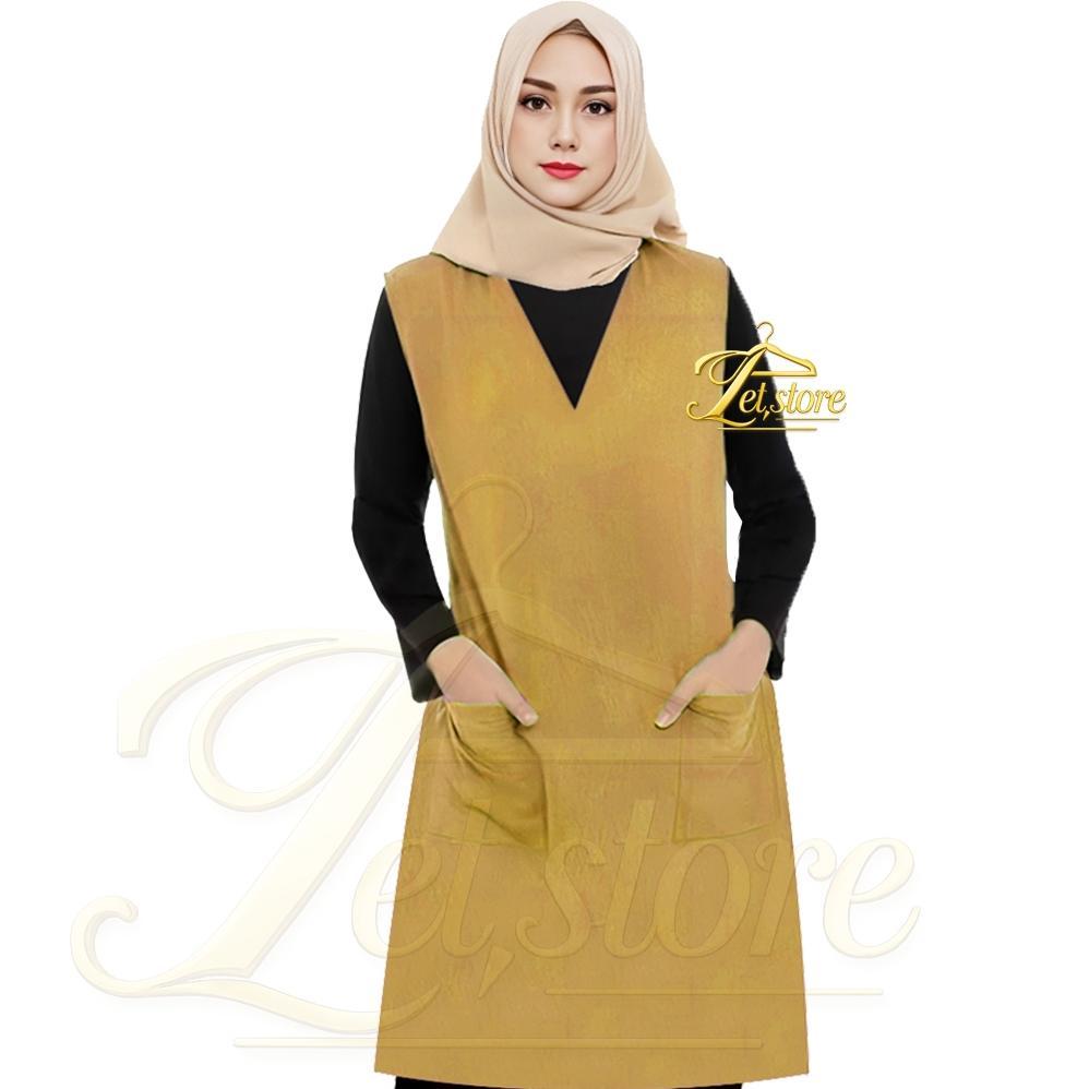 RECOMMENDED Tunic Polosan Wanita Muslimah Kekinian / Long Tunic Jumbo