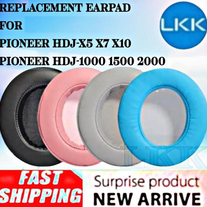 TERBARU - Earcup Earpad Cushion Pioneer HDJ-X5 HDJ-X7 HDJ-X10 HDJ 1000 x5 x7 x10