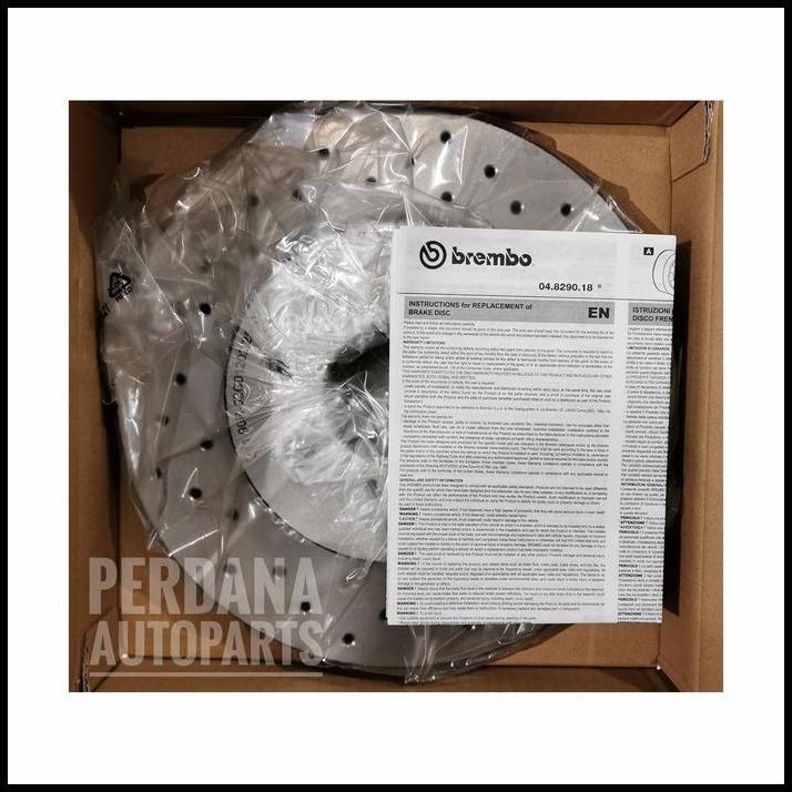 TERBARU DISC BRAKE HONDA CITY HATCHBACK ORIGINAL BREMBO (DRILLED) 