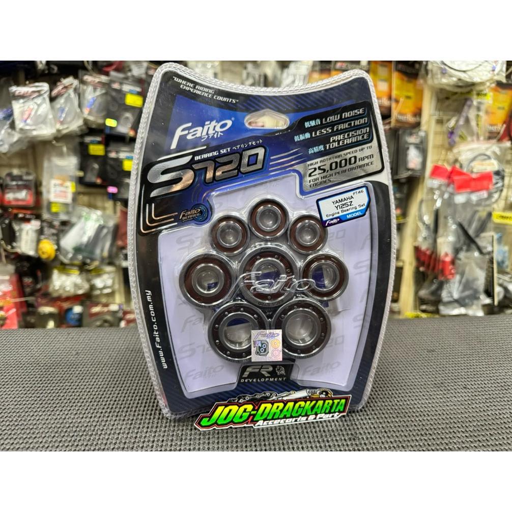 BEARING LAHER FULL SET MESIN S720 YAMAHA 125Z 125 Z 125ZR Y125Z ORIGINAL FAITO RACING