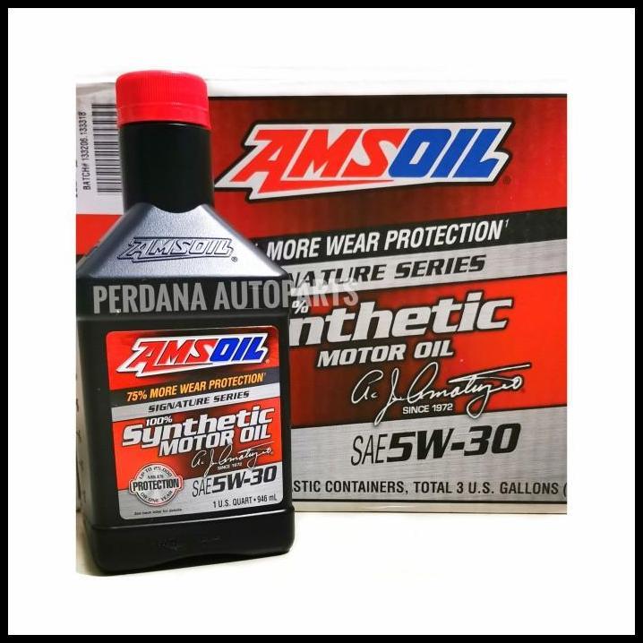 TERLARIS OLI AMSOIL SIGNATURE SERIES 0W-20, 5W-30, 5W-50 ORIGINAL 