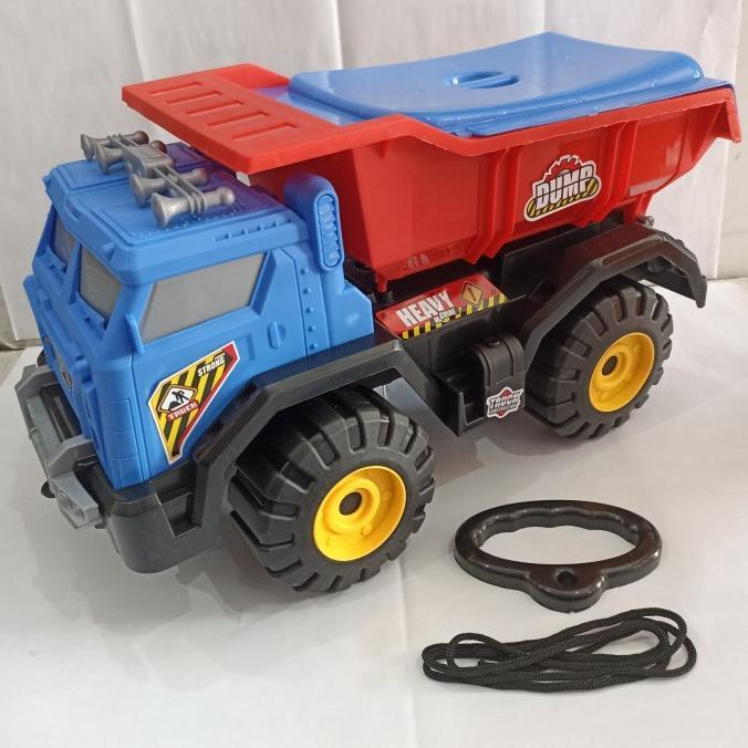 DISKON Mainan Truk Pasir Jumbo Plastik Bisa Diduduki