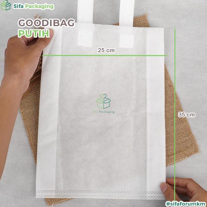 Goodie Bag Tas Kain Polos Kantong Belanja Tas Sovenir Kantong Hampers Souvenir Ultah Goodi bag Weddi