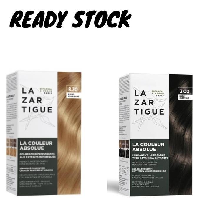 Cat Rambut ORI FRANCE Lazartigue Permanent Haircolor With Botanical Extracts