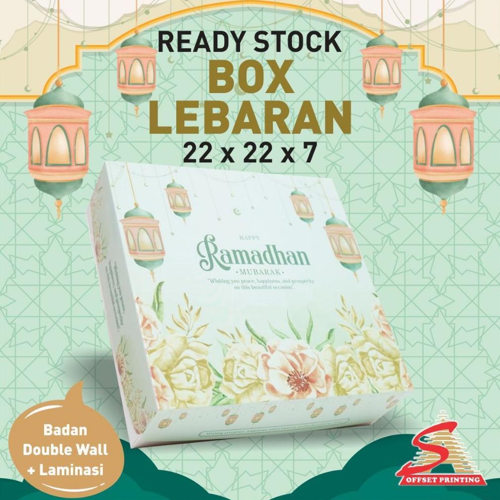 Promo Ramadhan 22 x 22 x 7 Hampers Lebaran/Box Lebaran/Box Kue Kering/Dus Idul Fitri