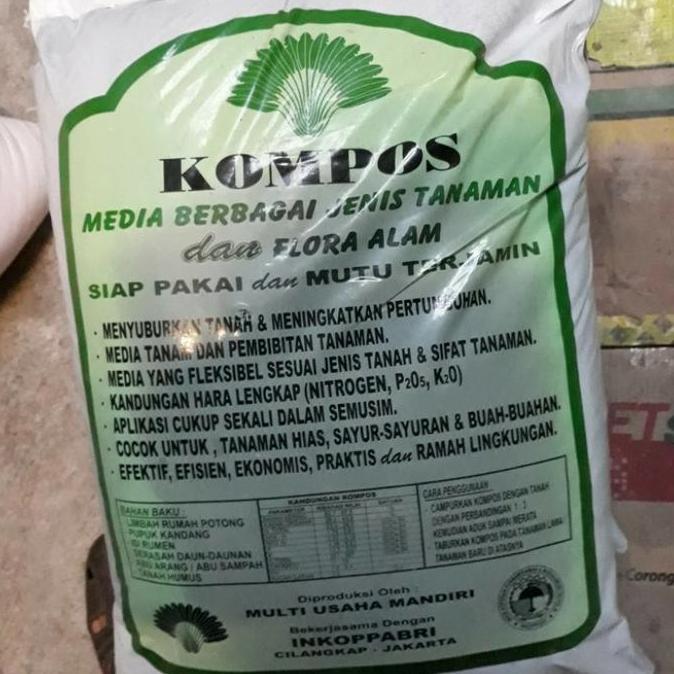 pupuk kompos/media tanam siap pakai