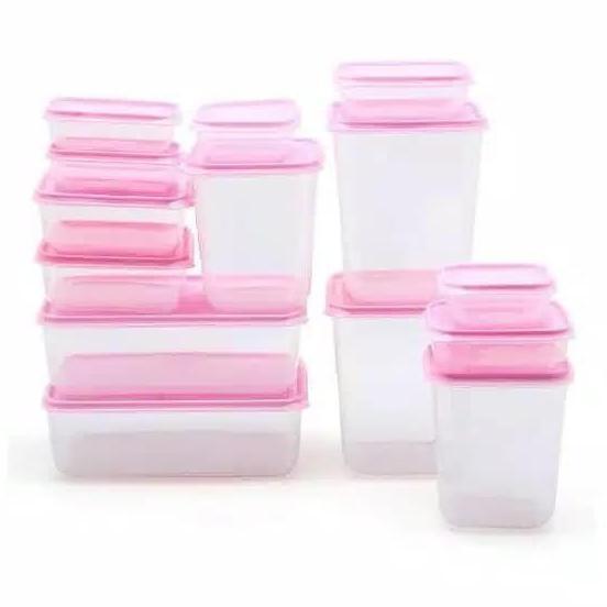 TOPLES PLASTIK 14 PCS WADAH PLASTIK MAKANAN WADAH SAYURAN BOX BUAH
