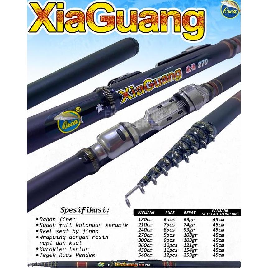 JORAN PANCING TEGEK ORCA XIAGUANG CUSTOM KOLONG RESIN