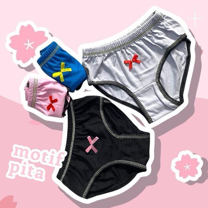 Celana Dalam Anak Perempuan bahan Katun premium usia 1-10 tahun max bb 30kg Fashion