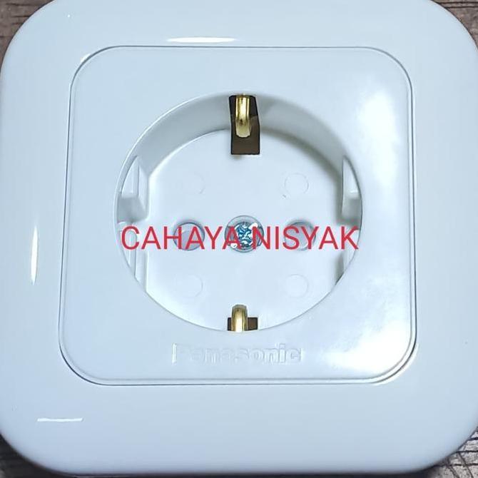 Denki- Stop Kontak Panasonic Cp Colokan Panasonik Dengan Pengamam