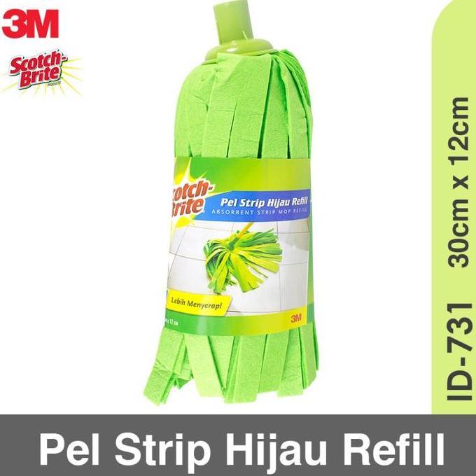 Arau- 3M Scotch Brite Pel Strip Refill Id-731 / Refil Pel Hijau 3M
