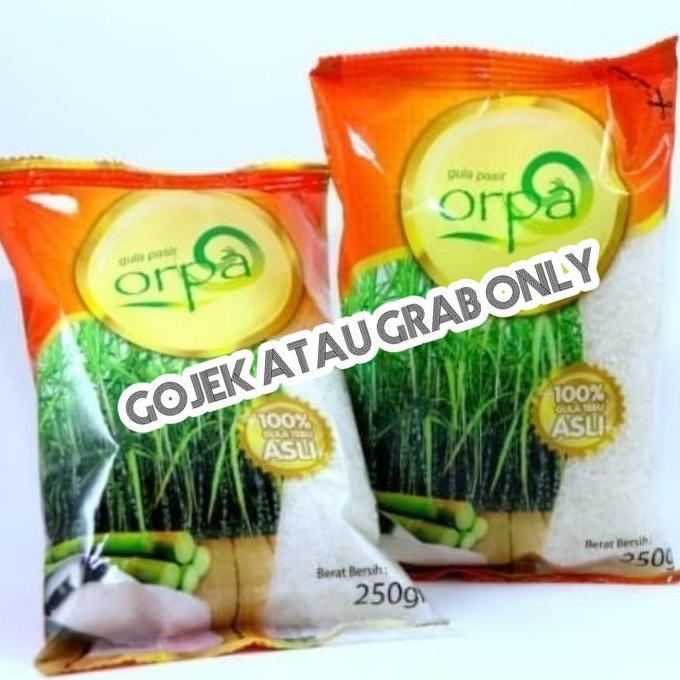 GULA PASIR KEMASAN 250 GRAM MERK ORPA