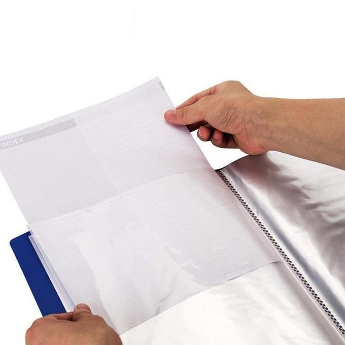 Stack- Map Plastik / File Dokumen Keeper / Clear Holder F4 Folio 100 Lembar