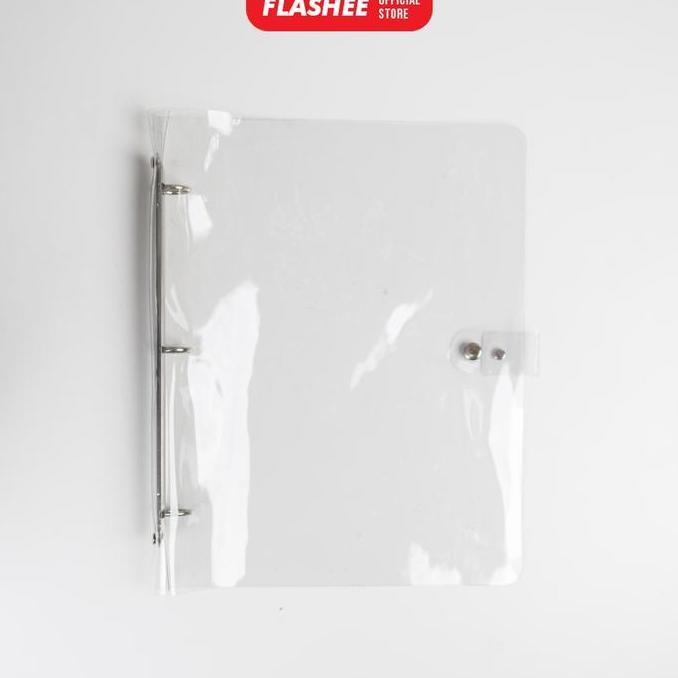 Stack- Binder Transparan Mika Tebal Aesthetic Lucu Bisa Tempel Stiker