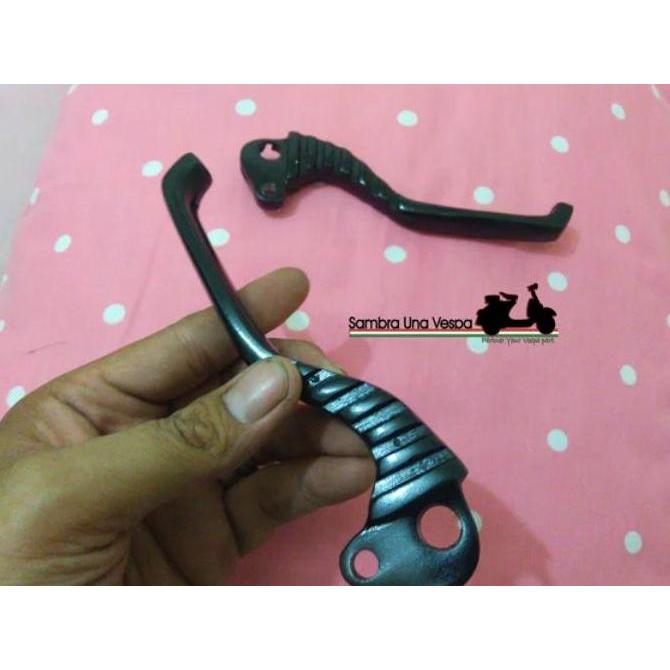 Handle Handel Hendel Set Kopling Rem Vespa Model Racing Hitam