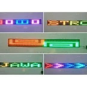 NARDJIOSO STROBO RUNNING TEXT 7 BARIS V2 UMTUK KENDARAAN MOBIL CAR