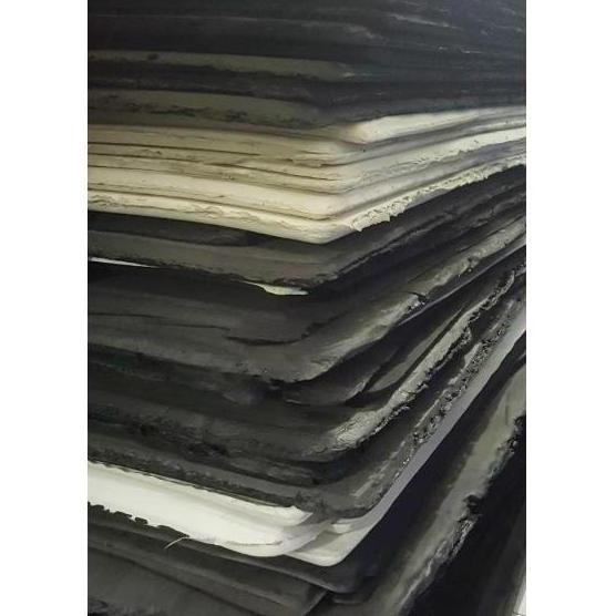 SPON KARET ATI EVA SPONGE LEMBARAN HITAM TEBAL 25 MM