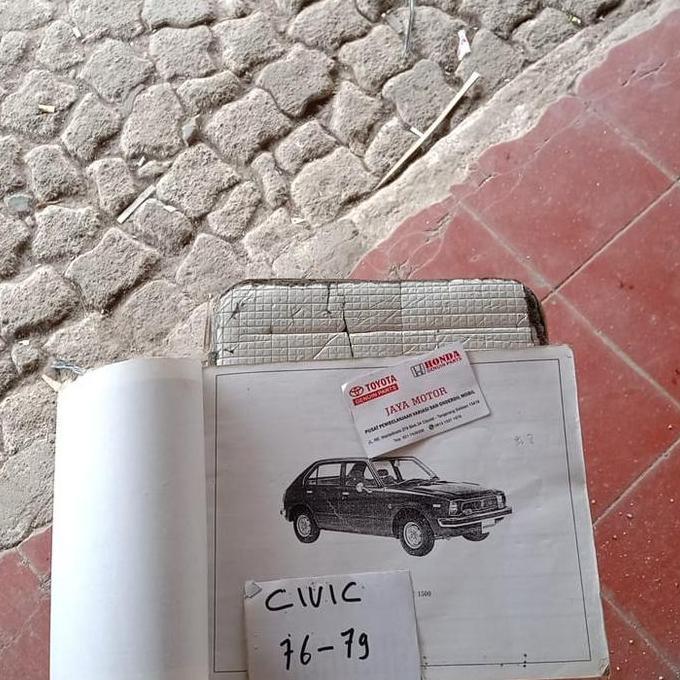 BUKU KATALOG MOBIL HONDA CIVIC 1976-1979 COPIAN BEKAS PAKAI READY STOCK