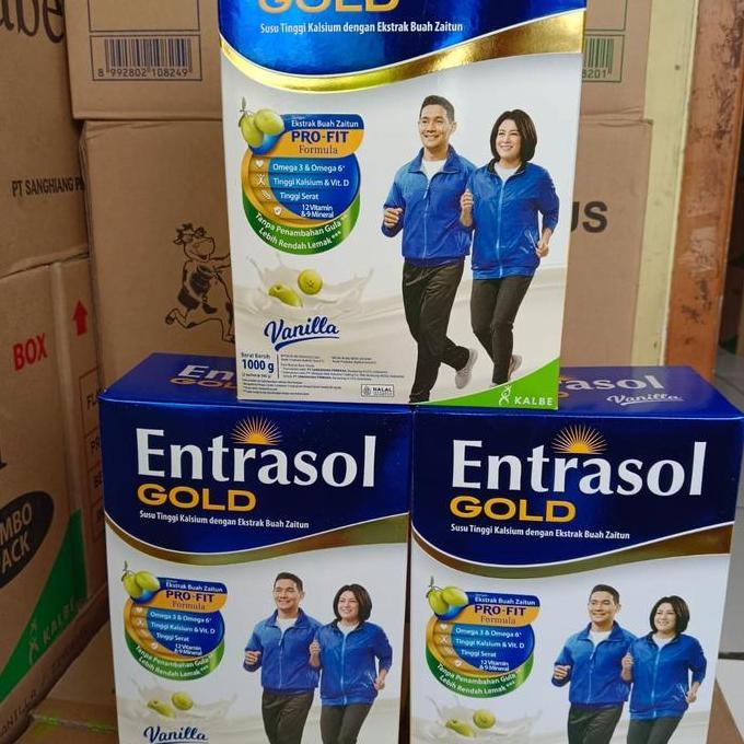 Entrasol gold vanila 980 gr Susu