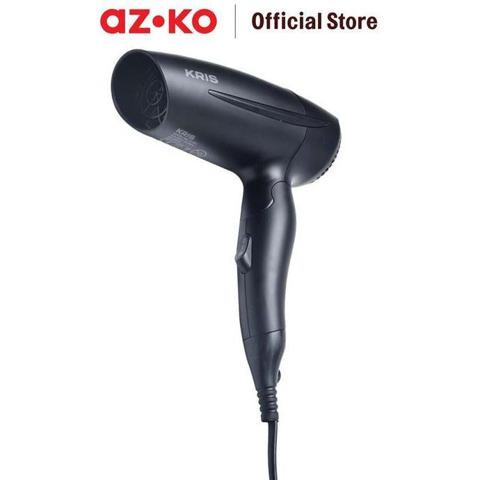 KRIS HAIR DRYER TRAVEL 600 WATT - HITAM
