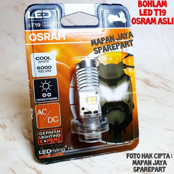 Promo OSRAM LAMPU LED M5 T19 SEPEDA MOTOR Diskon