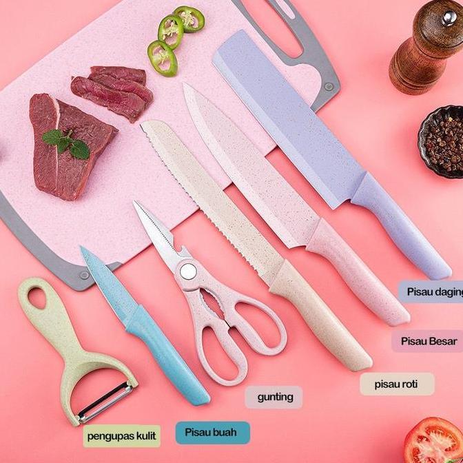 Set 6 In 1 Stainless Steel Anti Lengket Kitchen Evcriverh