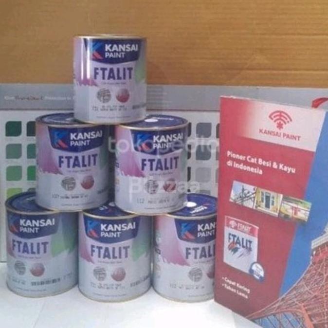 Bst Ready Ftalit Kansai Red 208 Ftalit Signal Red 134 Ftalit Permanent Red 143 Cat Kayu Besi Merah F