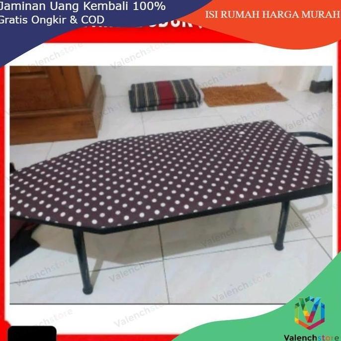 MEJA SETRIKA WARNA COKELAT / MEJA SETRIKA DUDUK / Alas Setrika berdiri Dan Duduk / Meja Setrika Lipa