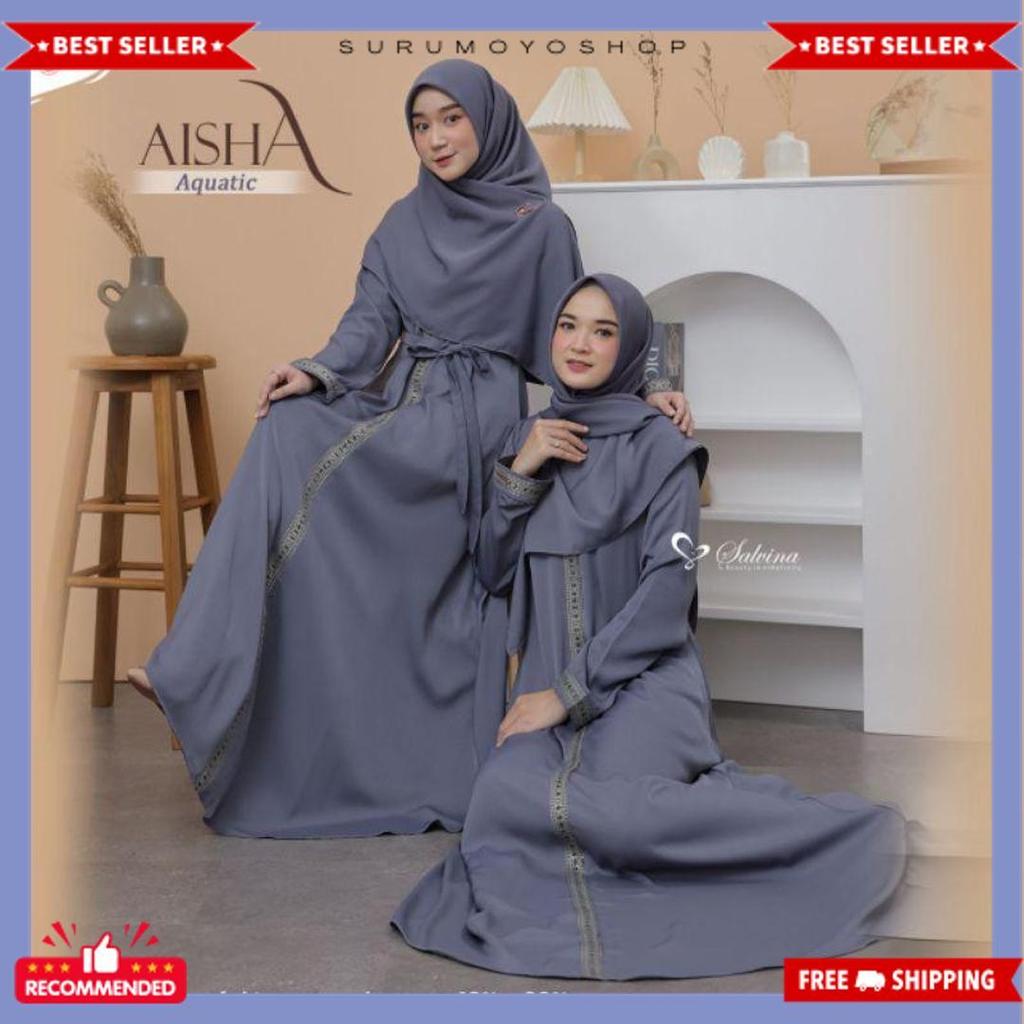 Diskon Abaya Abu Hitam Milo Full Varian Warna/Gamis Abaya Garis Satu Model Terbaru/Gamis Abaya Polos