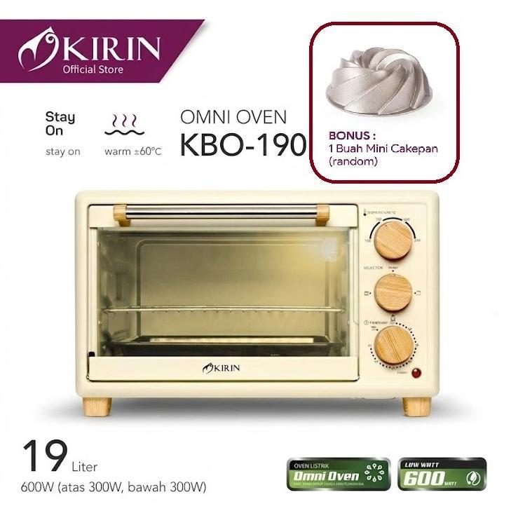 Kirin Oven KBO 190LW Oven Toaster 19Liter KBO-190LW Omni Oven KBO 190 KBO190 KBO 190LW