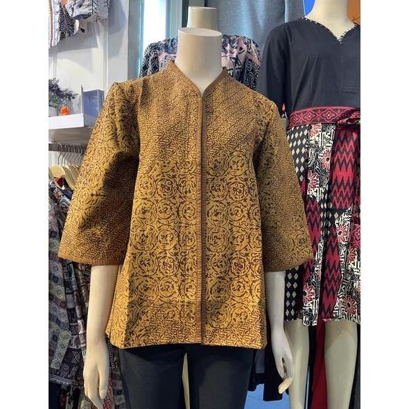 HVmode  - Ayumi Blouse  -ATASAN BATIK - BATIK TRIKOT -  BATIK PREMIUM