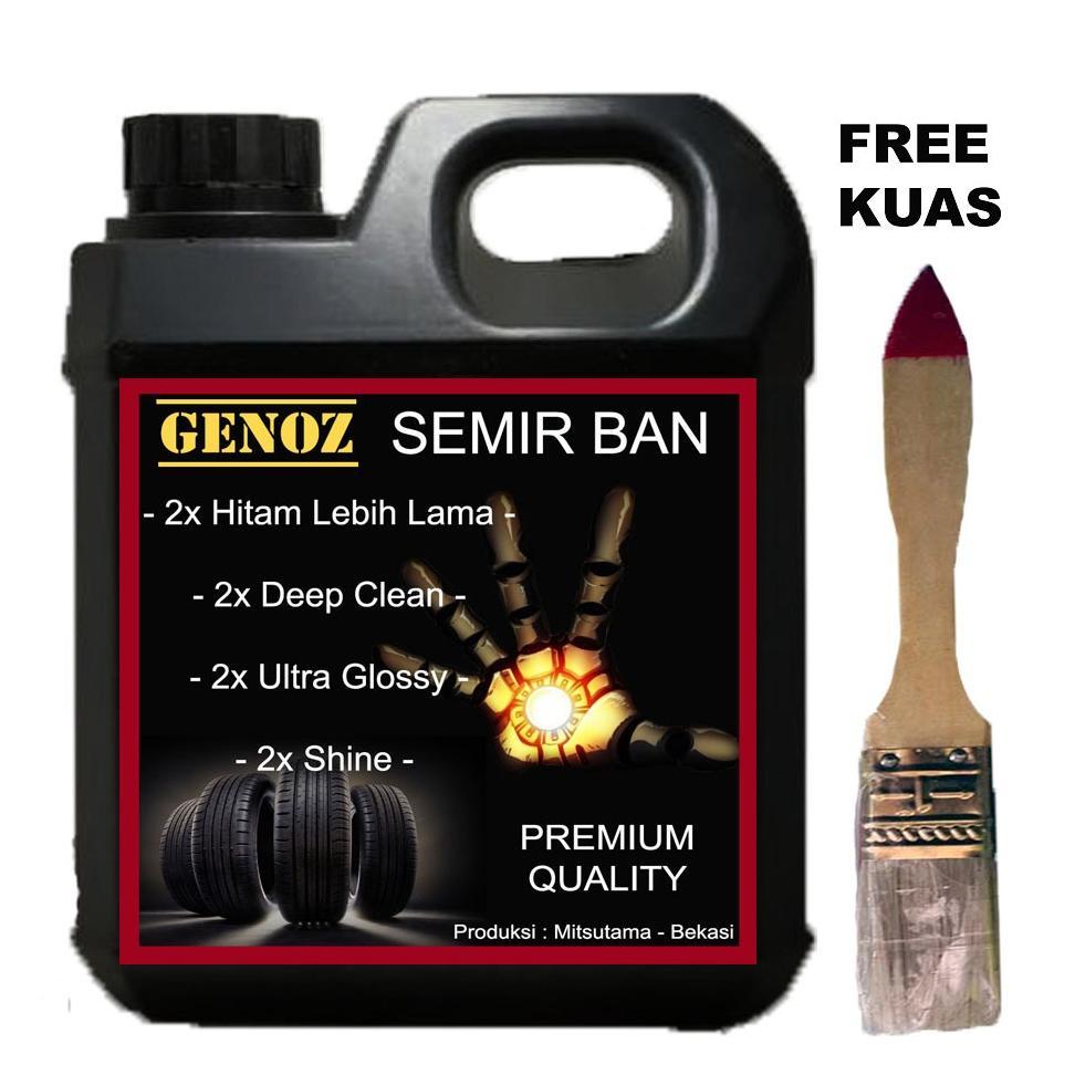 Premium Genoz Semir Ban-Semir Ban  Premium 2X Lebih Kental - Semir Ban Mobil - Semir Ban Motor/Mobil