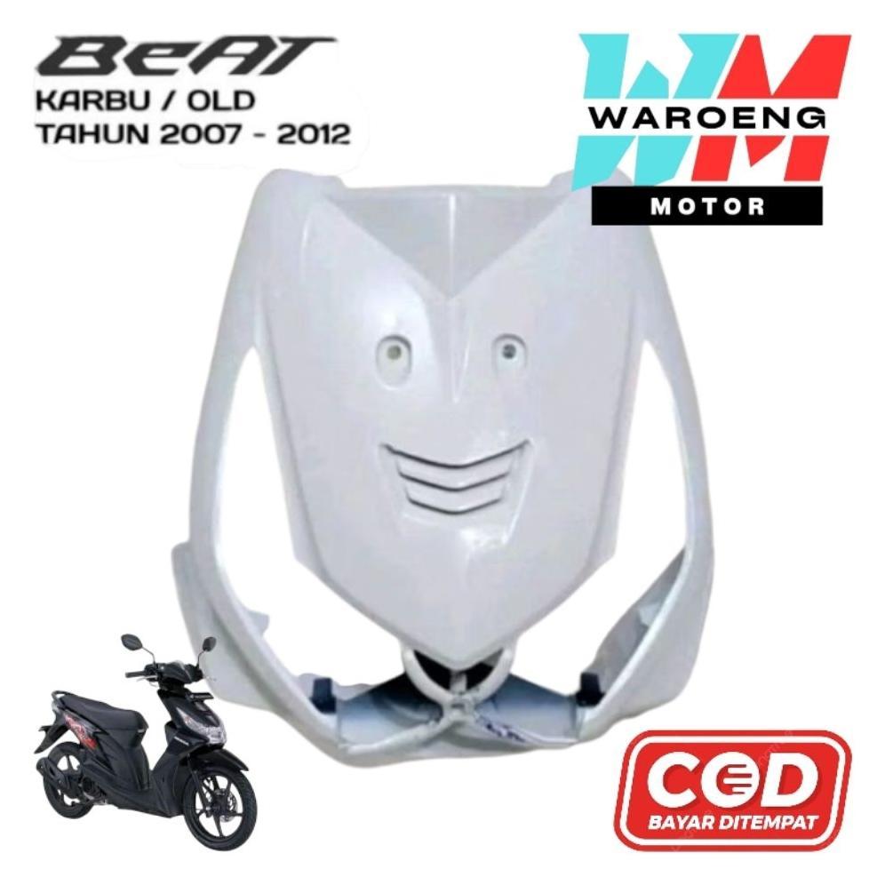 Grade Ori Front Panel Tameng Kap Body Depan Beat Karbu Kvy Putih