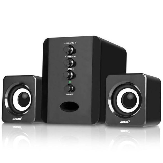 ** Speaker SADA D-202 Subwoofer - Speaker Komputer Laptop hp - Speaker