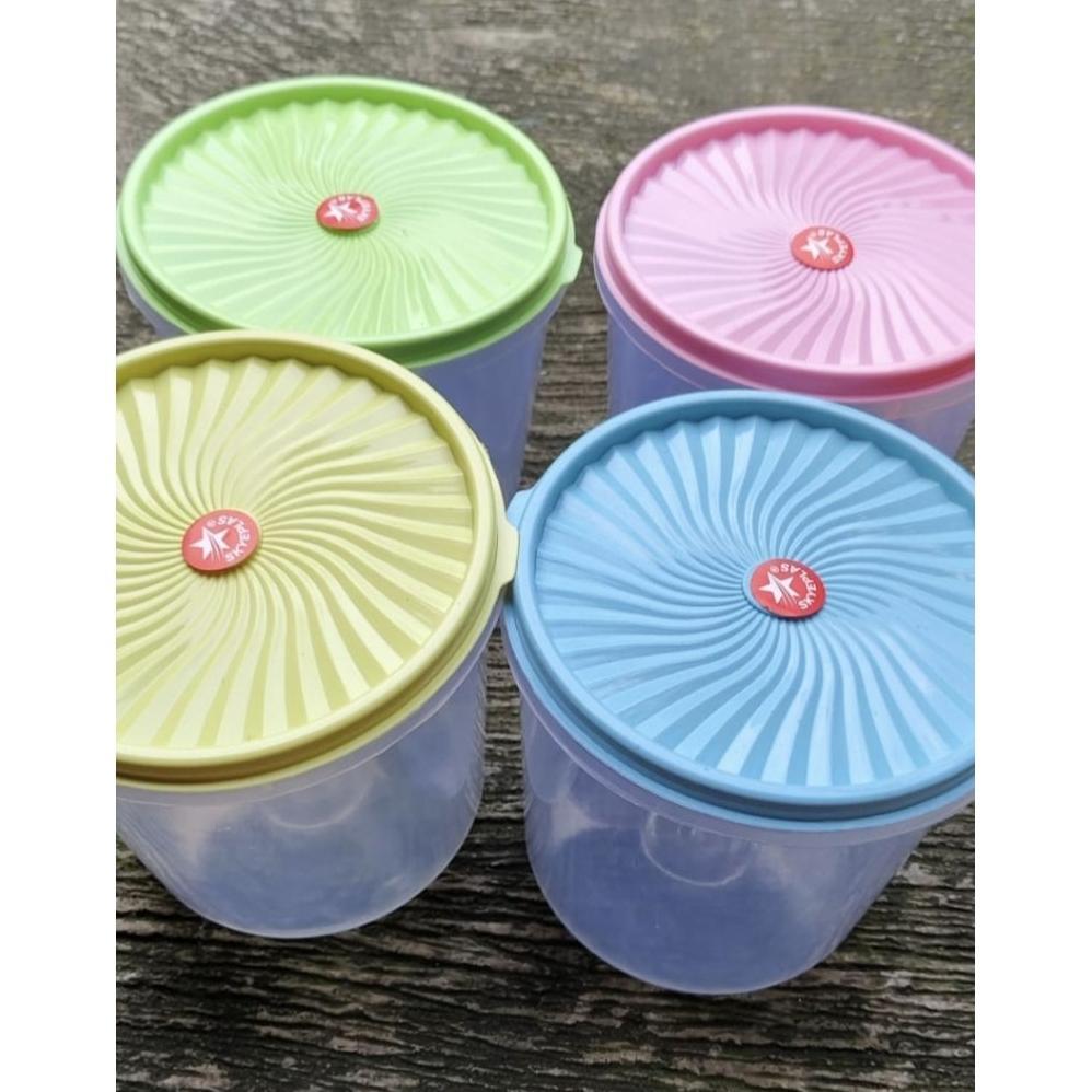 SELVARA PAKET HEMAT 12PCS (1LUSIN)SEALWARE 3LITER SKYEPLAS/TOPLES KERUPUK 3LITER/TOPLES KUE KACANG D