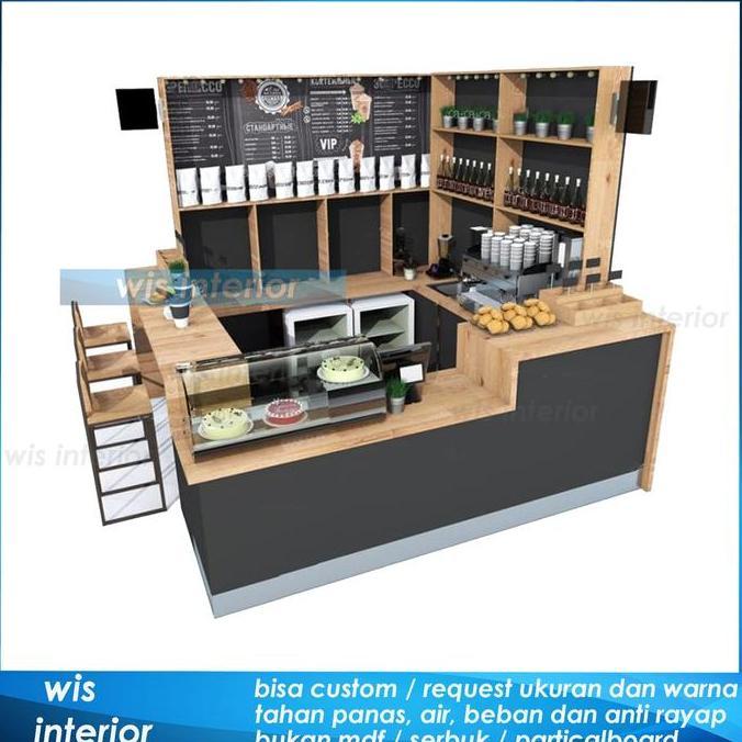 Terlaris Kedai Booth Minuman Kekinian Minimalis