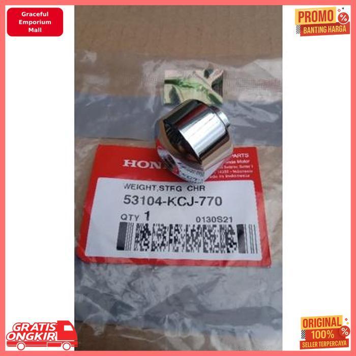 Original Perbiji Balancer Bandul Jalu Chrome Stang Stir Honda Tiger Lama Tiger Revo Ori