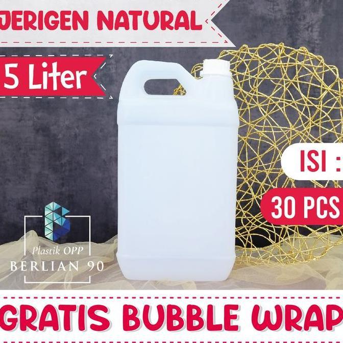 Murah Jerigen 5 Liter / Jerigen Plastik 5Lt / Botol Minyak / Botol Sabun