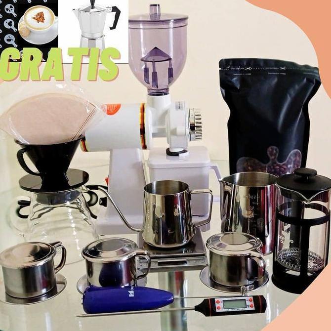 Terlaris Paket Usaha Kopi / Coffee Maker / Alat Kopi / Dropship / Franchise