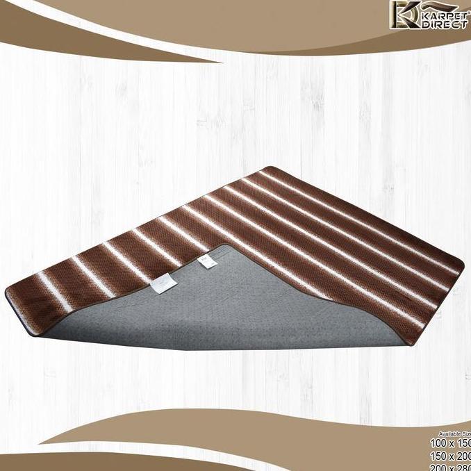 Murah [Karpet Direct] Zag (Coklat) 200X280 Cm - Line