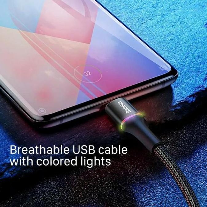 KABEL DATA LED BASEUS HALO FAST CHARGING TYPE C