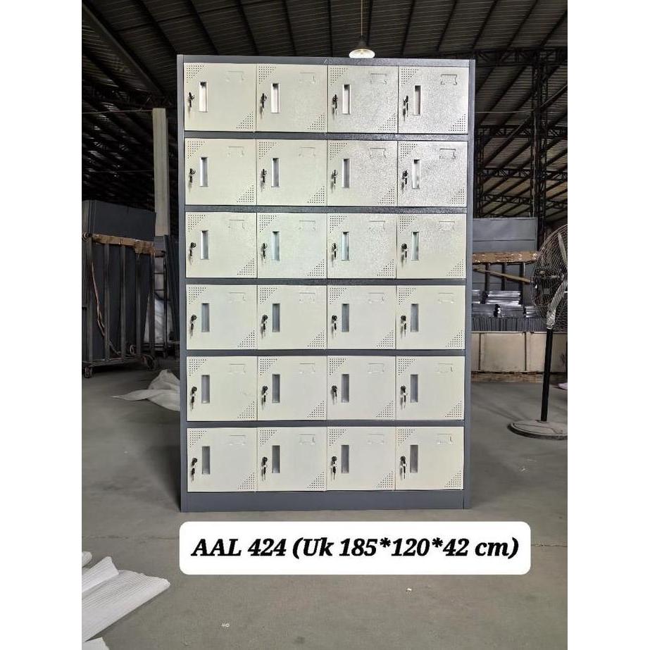 Murah Loker Besi 24 Pintu - Locker Besi Aal-424 - Loker 24 Pintu