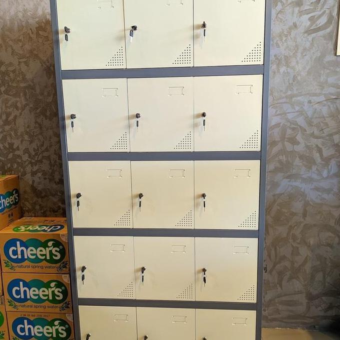 Loker Besi 15 Pintu / Loker Besi / Loker Sekolah / Loker Karyawan / Locker Besi / Locker 15 Pintu / 
