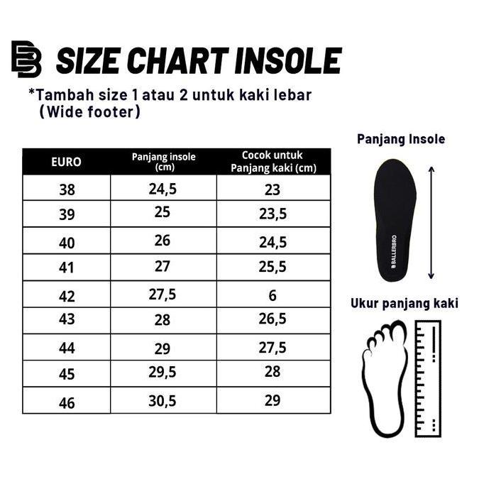 Carbon Insole Ballerbro | Insole Sepatu Basket KS