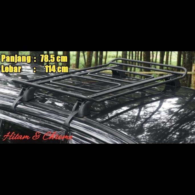 Roof Rack Bagasi Atas Mobil Innova Model Rack Jeck Kaki 4 Komplit Terbaru